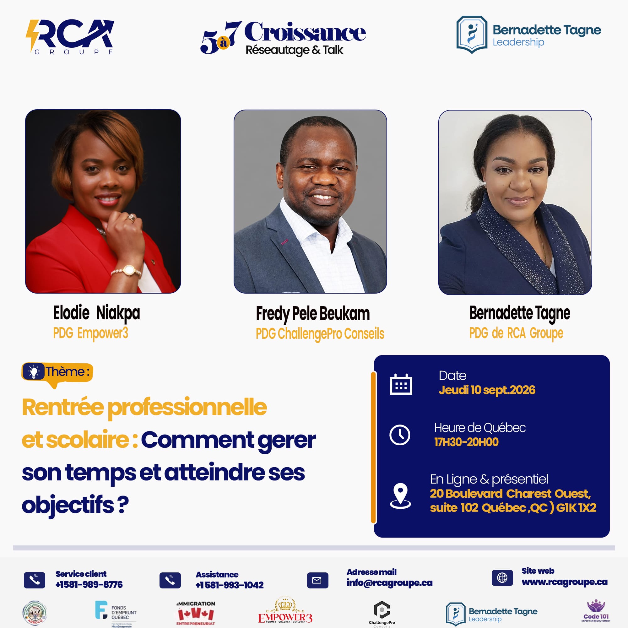Affiche officielle — 5 à 7 Croissance